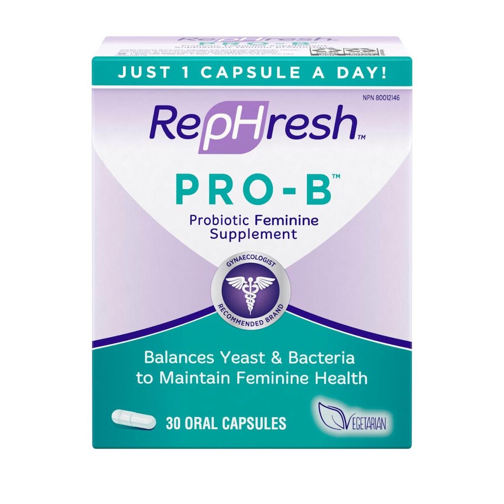 Suplemento Probiótico Rephresh Pro-B Para Mulheres 30 Cápsulas