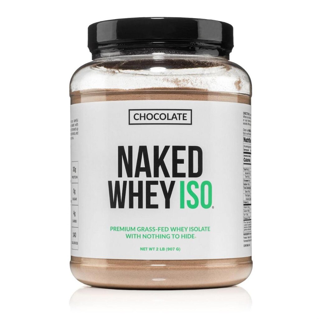 Suplemento proteico NAKED Whey Isolate Chocolate 907g 24 porções