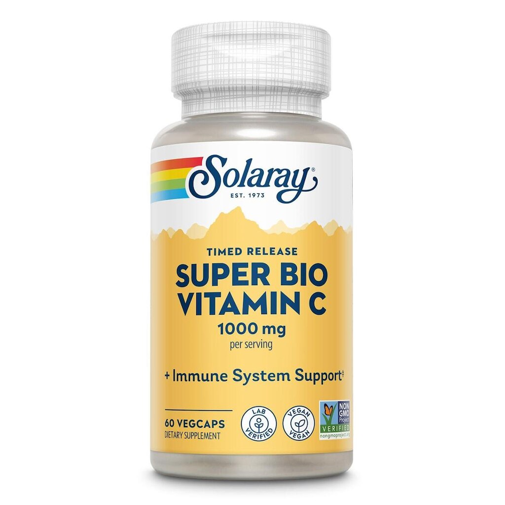 Suplemento SOLARAY Super Bio Vitamina C tamponada 1000 mg
