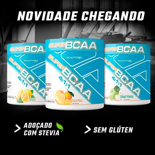 Suplemento Super Bcaa 4:1:1 Adaptogen Pote 225g Tangerina