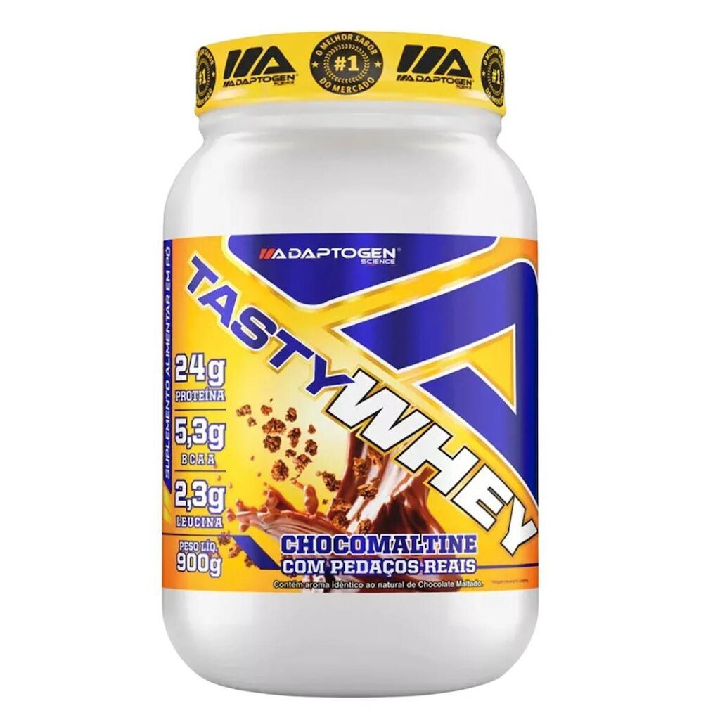 Suplemento Tasty Whey 3W Adaptogen Science Gourmet Pote 900g