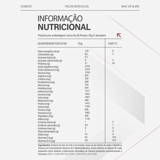 Suplemento Whey Protein 100% Concentrado Pote 900G Topway