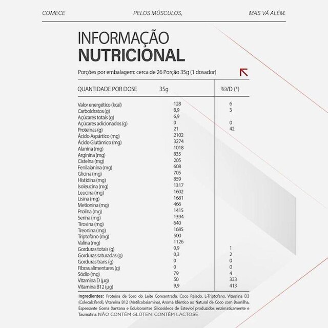 Suplemento Whey Protein 100% Concentrado Pote 900G Topway