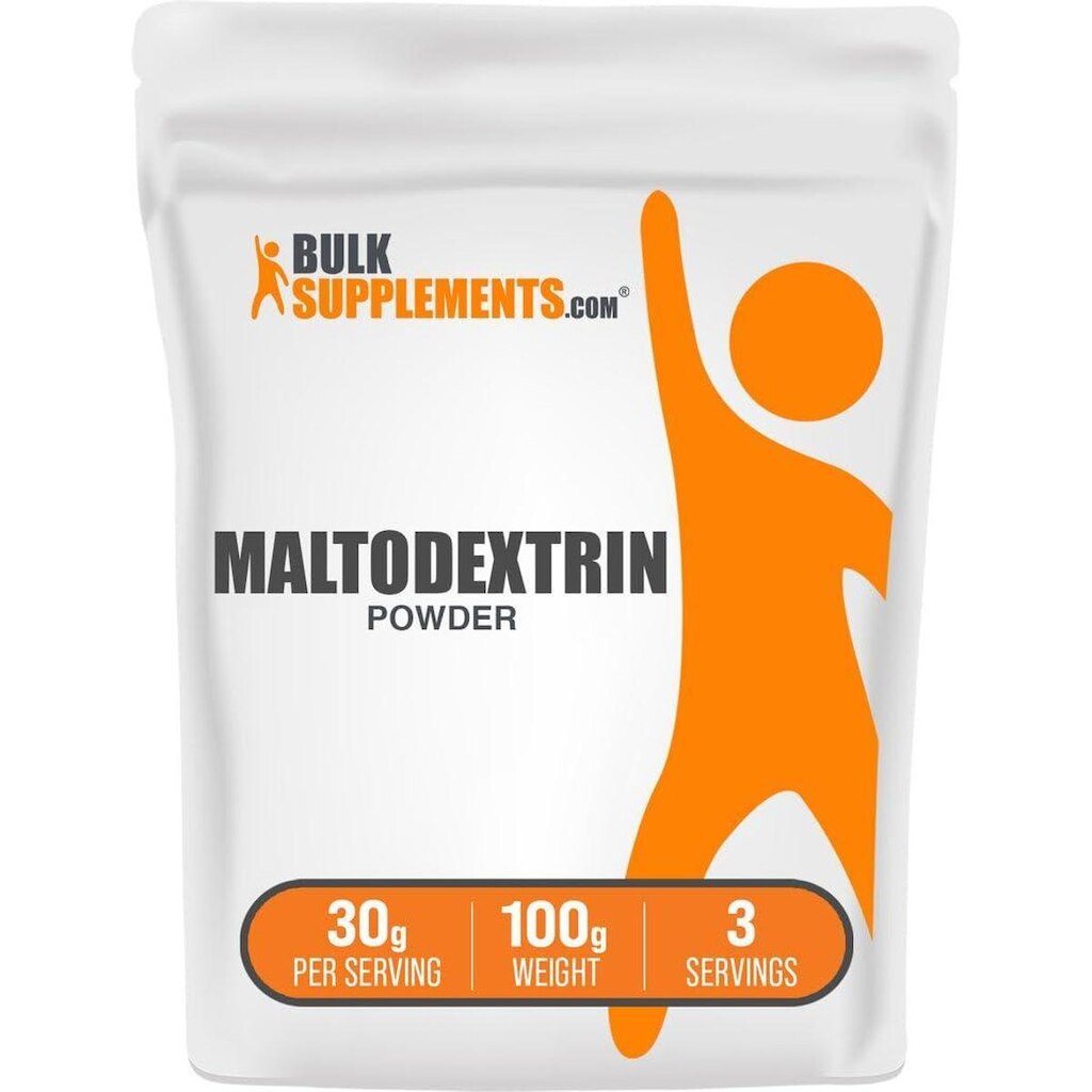 Suplementos a granel de maltodextrina em pó 100 g sem sabor sem glúten