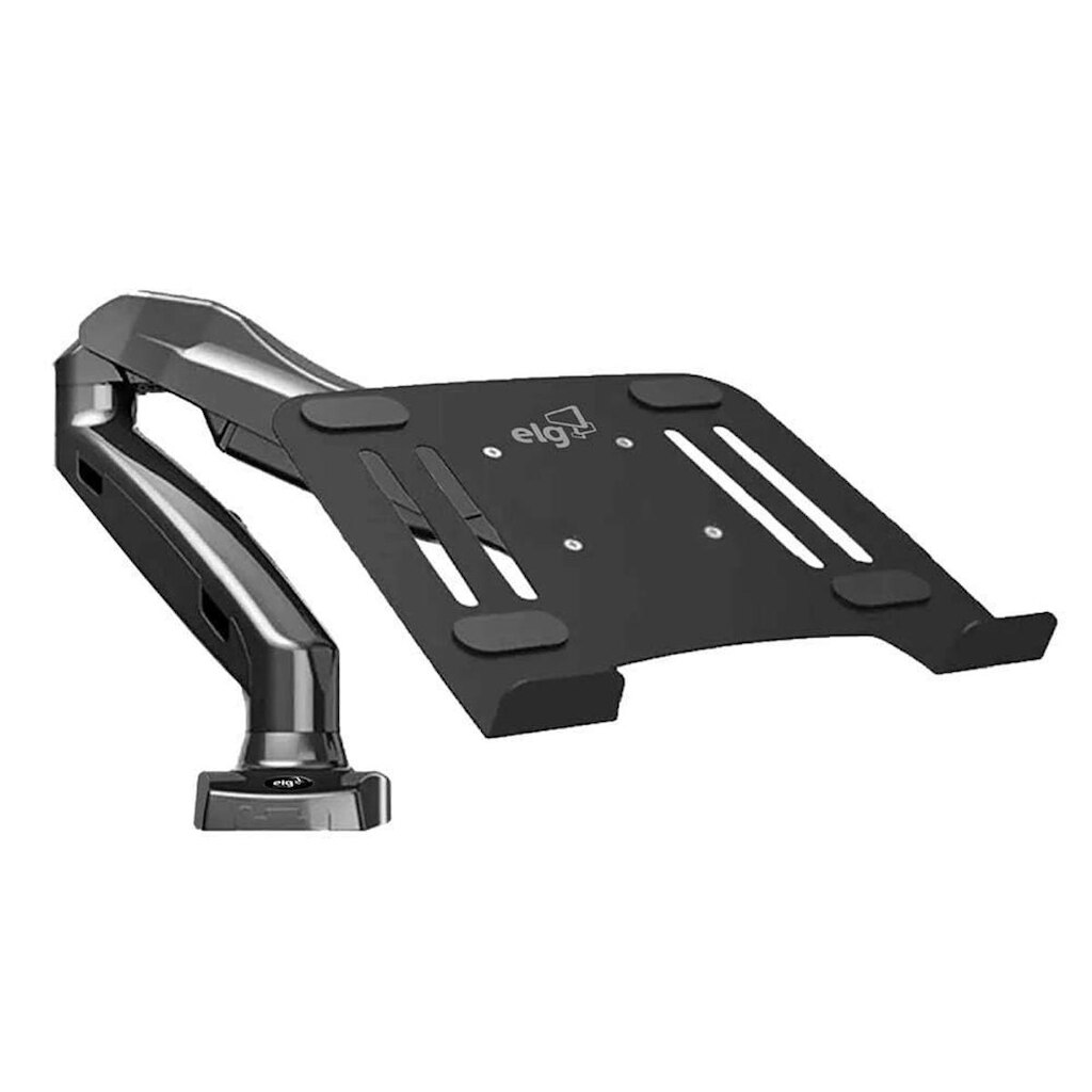 Suporte Bandeja de Apoio para Notebook de 10" a 17" ELG, Compatível com Suporte de Pistão a Gás