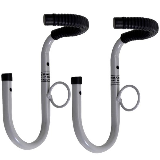 Suporte De Parede Vertical Para Bicicleta 2 Unidades Altmayer - Incolor Menor preço em Suporte De Parede Vertical Para Bicicleta 2 Unidades Altmayer - Incolor