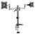 Suporte ELG Multiarticulado de Mesa P/ 2 Monitores de 15" a 27" - Preto - F50D2 - Preto - Único - U - Preto
