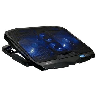 Suporte para Notebook C3 Tech - até 17.3 - com LED - 5 Ajustes de Altura - 2 portas USB - NBC-100BK