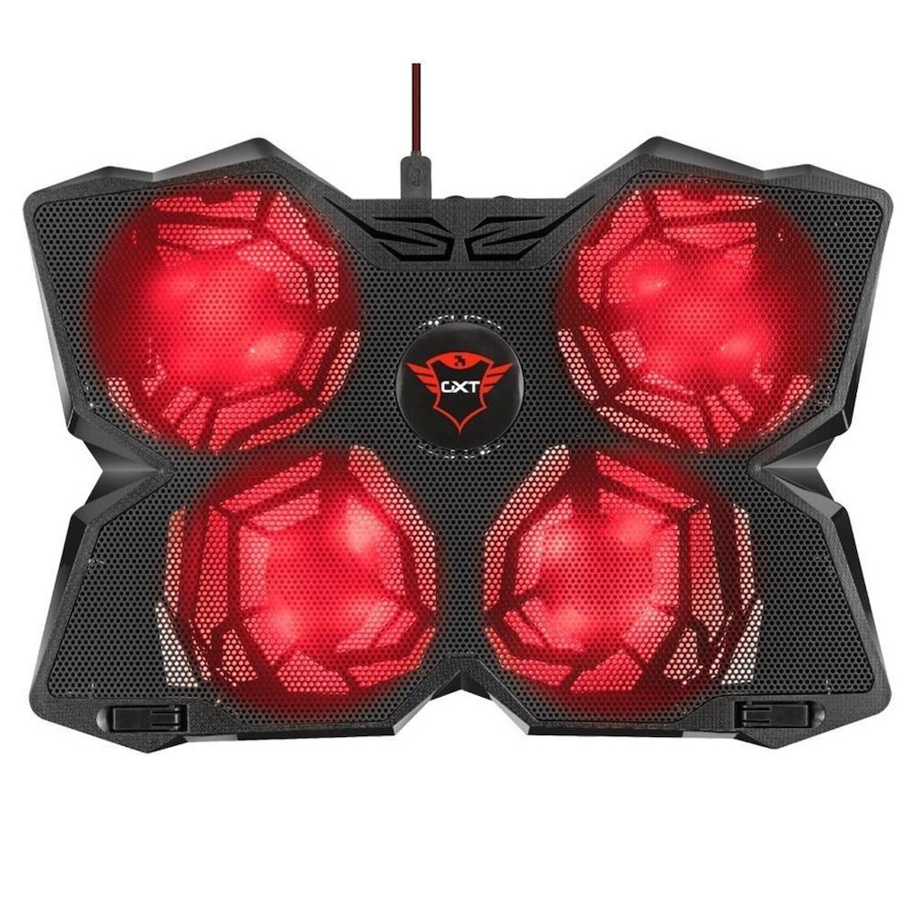 Suporte para Notebook GXTrust 278 Yozu, Até 17.3", com 4 Coolers e 4 Velocidades, LED, - 20817