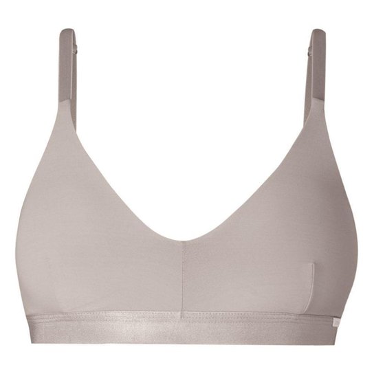 Sutiã Básico Feminino Microfibra Invisível She - Cacau Menor preço em Sutiã Básico Feminino Microfibra Invisível She - Cacau