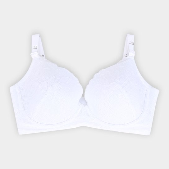 Sutiã Liz Meia Taça Com Bojo Rendado U Lift-51966 - Branco Menor preço em Sutiã Liz Meia Taça Com Bojo Rendado U Lift-51966 - Branco