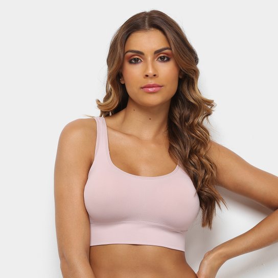 Sutiã Liz Sutop Cropped-51931 - Rosa Claro Menor preço em Sutiã Liz Sutop Cropped-51931 - Rosa Claro