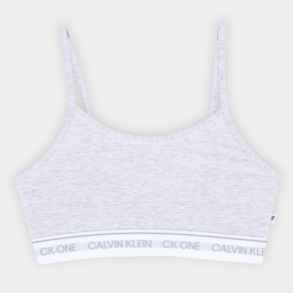 Sutiã Top Calvin Klein Alças CK One Basic - Preto | Netshoes