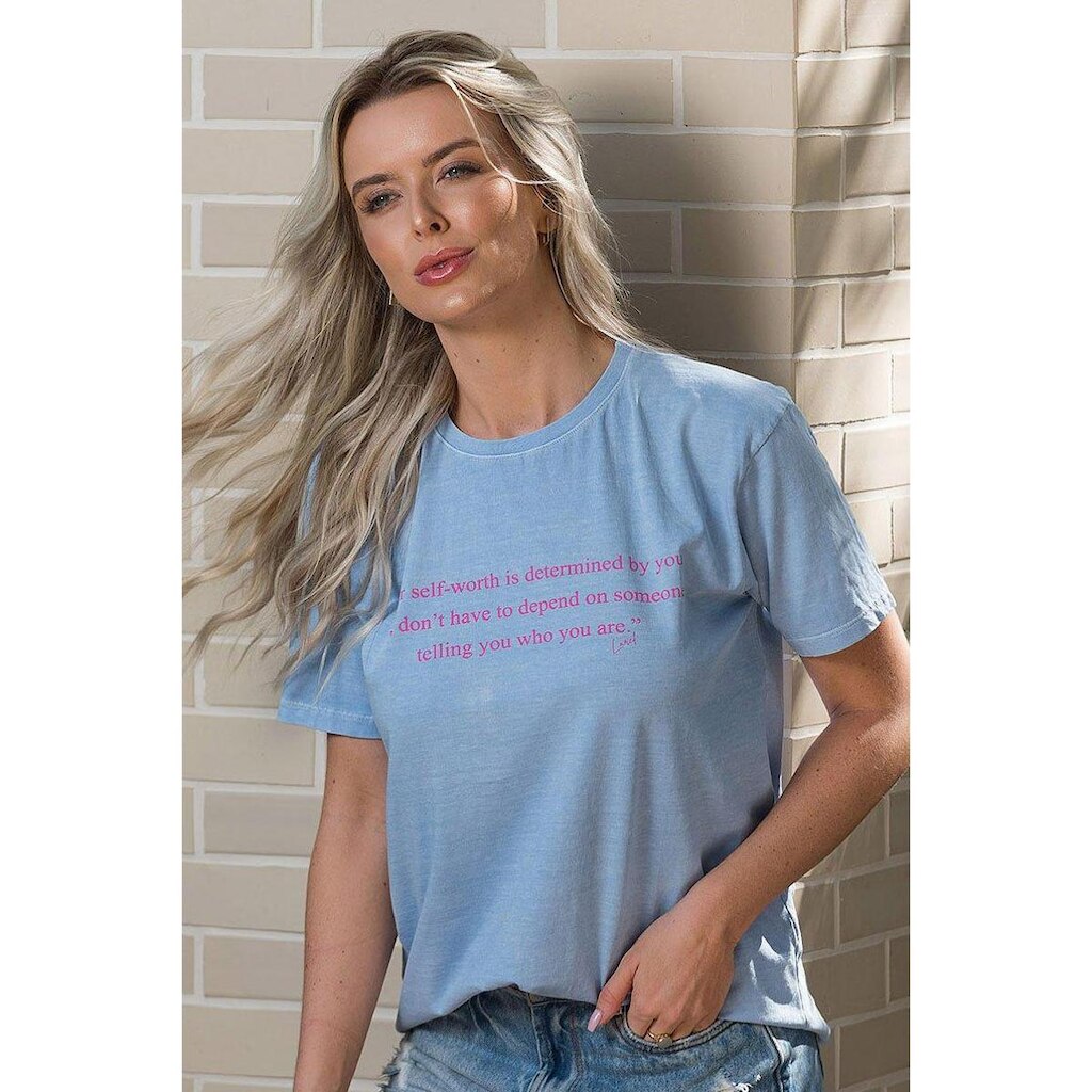 T-shirt Estonada Your Self Azul Bebe