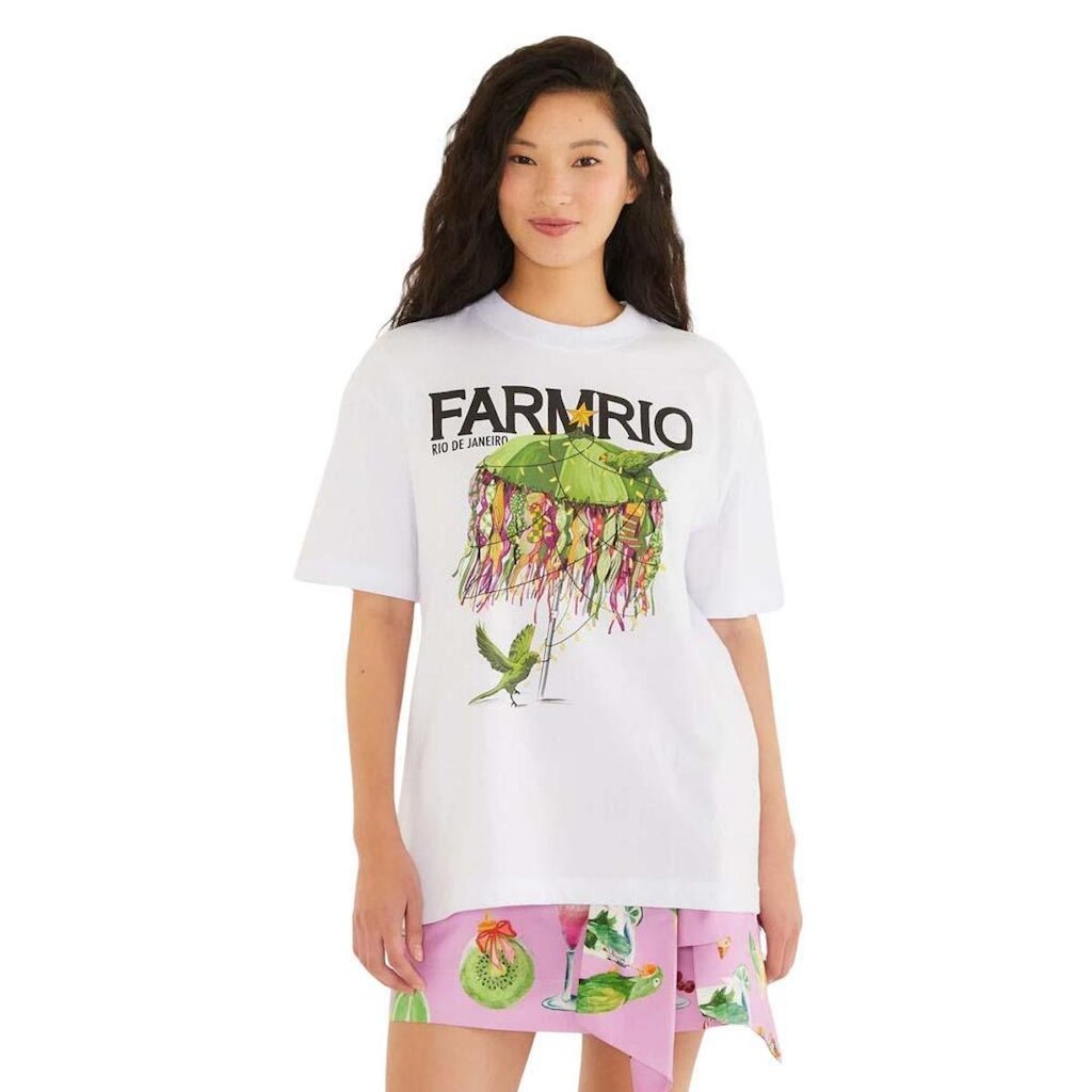 T-Shirt Farm Rio Media Biquíni s Natalinos
