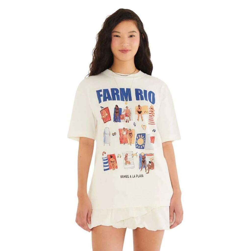 T-shirt Farm Rio Media Playa