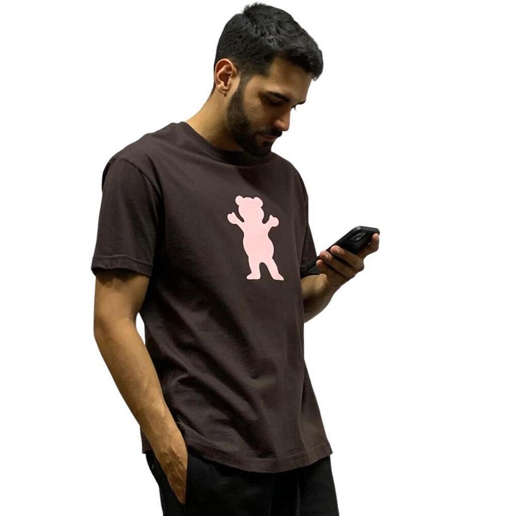 T-Shirt Grizzly Og Bear Tee Brown