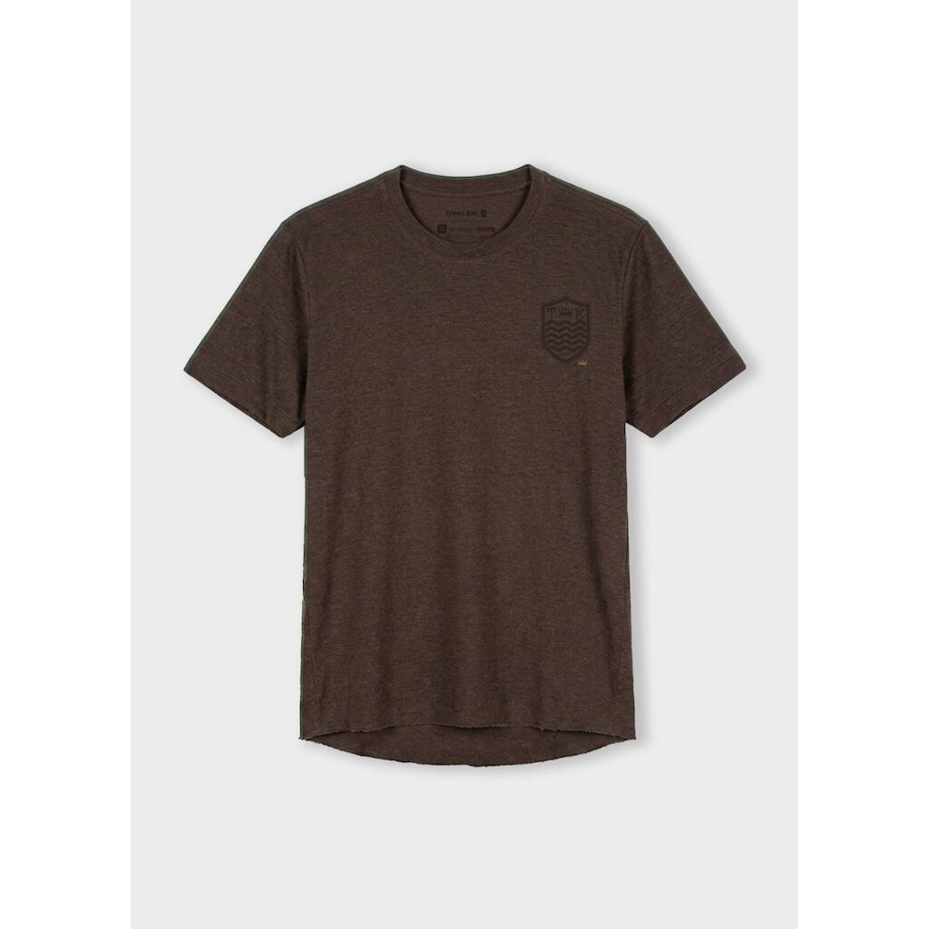 T-shirt light brasão linen white edition OSKLEN