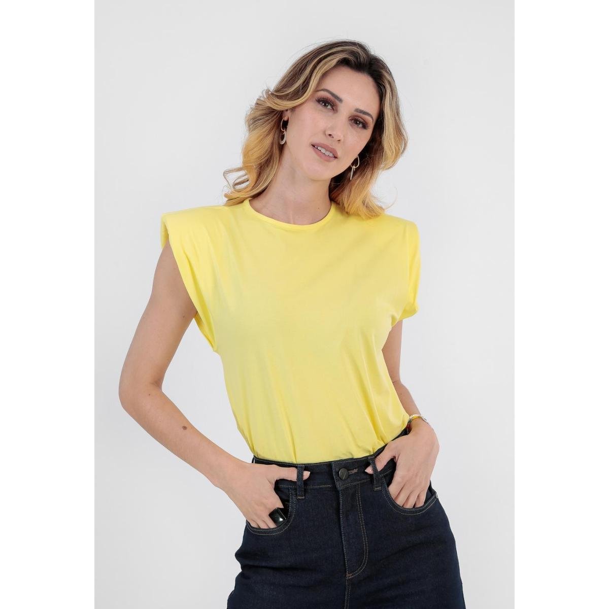 T shirt com ombreira Clearance