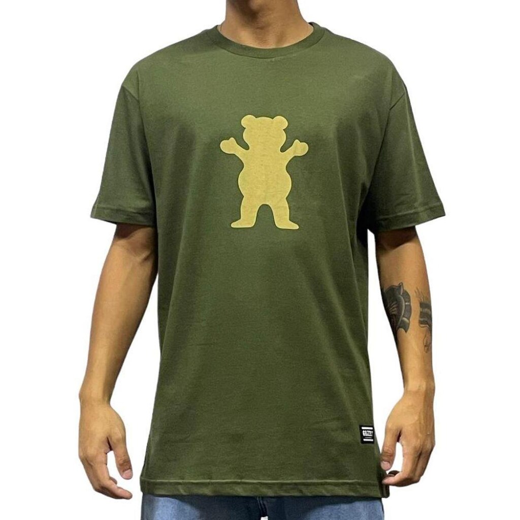 T Shirt Og Bear Tee Military Grizzly - P - Verde
