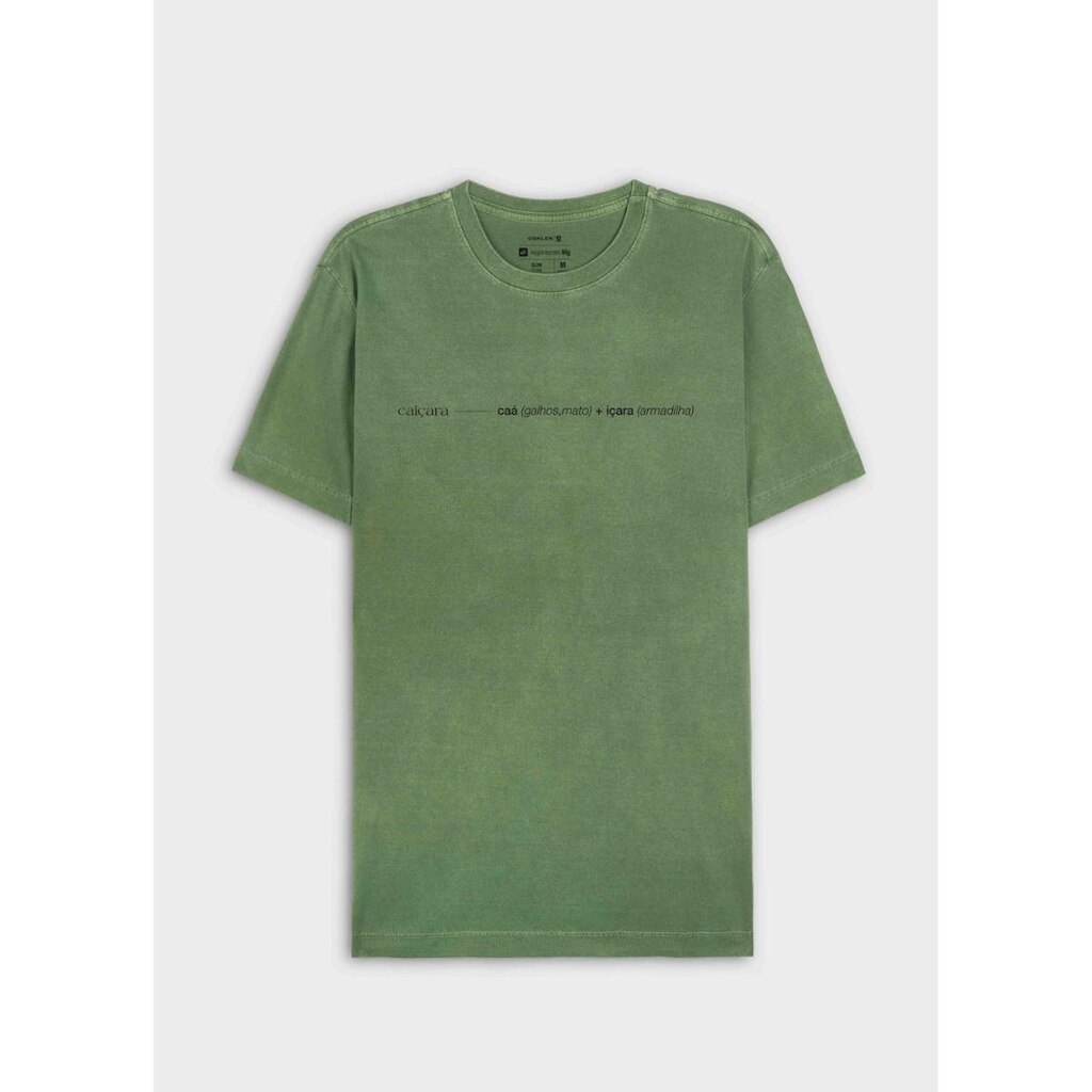 T-shirt slim stone caiçara mc OSKLEN
