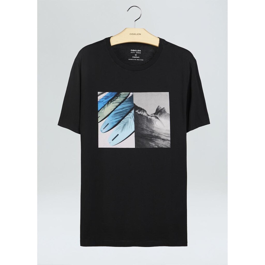 T-shirt soft used wave barrel OSKLEN