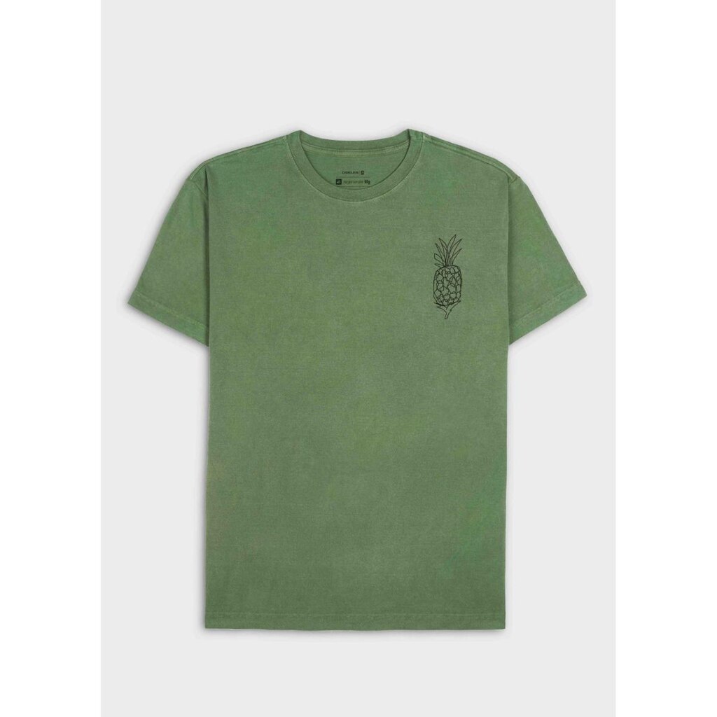 T-shirt stone abacaxi outline OSKLEN