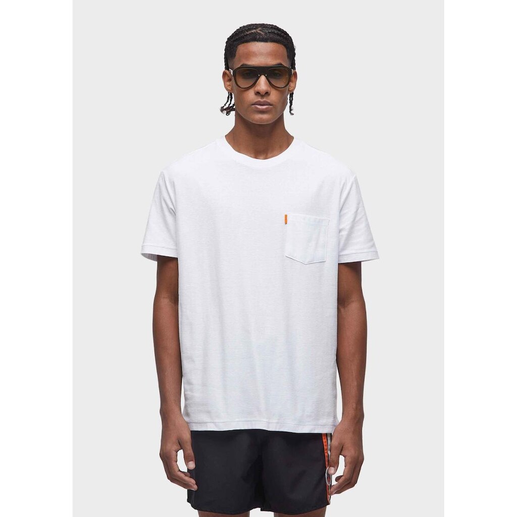 T-shirt washed pocket spot mc