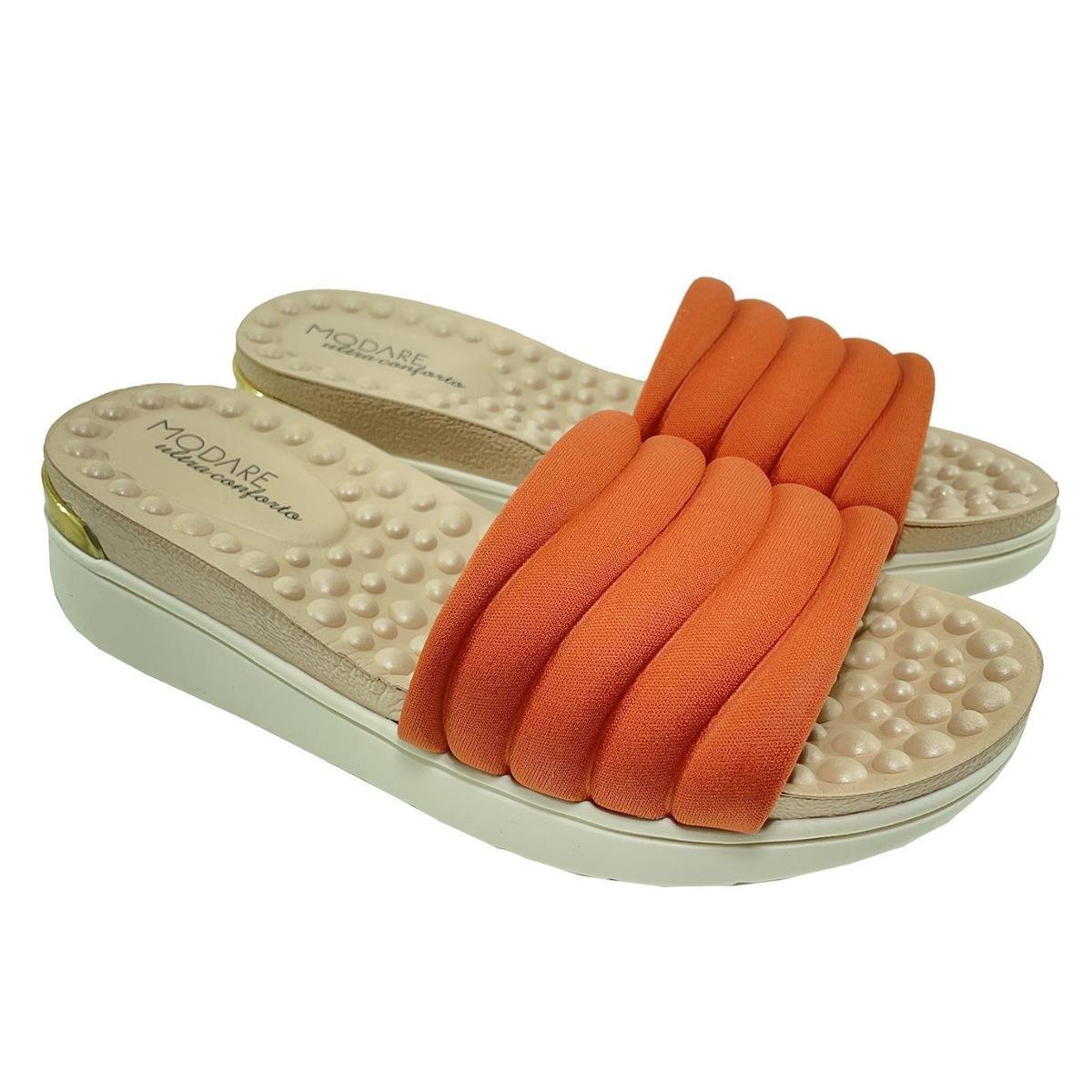 Tamanco Anabela Modare UltraConforto Slide Feminino Menor preço em Tamanco Anabela Modare UltraConforto Slide Feminino