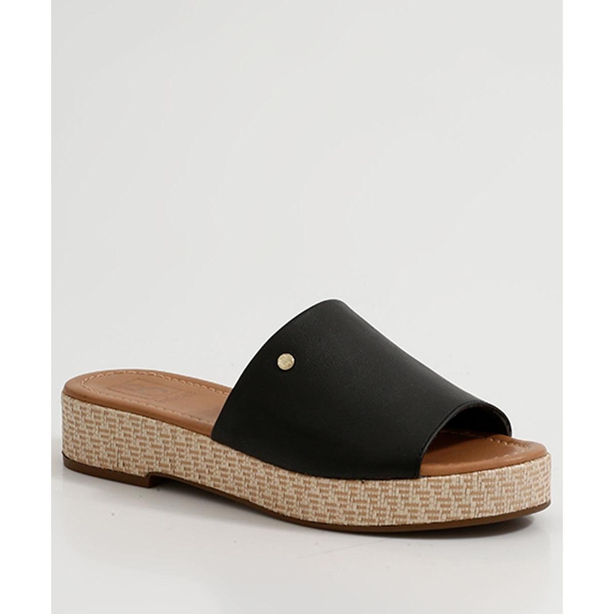 Tamanco Bebecê Textura Feminino Preto Netshoes