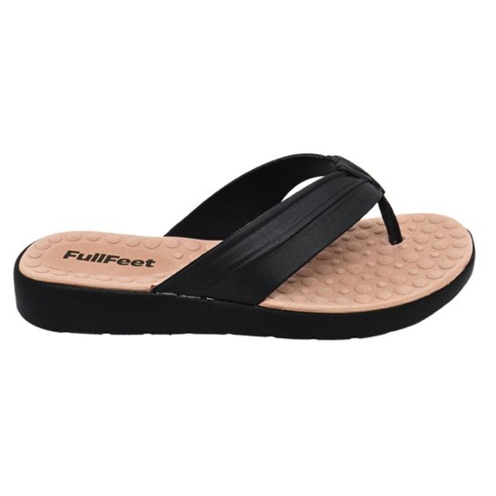 Tamanco Chinelo Feminino Massageador Ortopédico Leve Moderno - Preto Menor preço em Tamanco Chinelo Feminino Massageador Ortopédico Leve Moderno - Preto