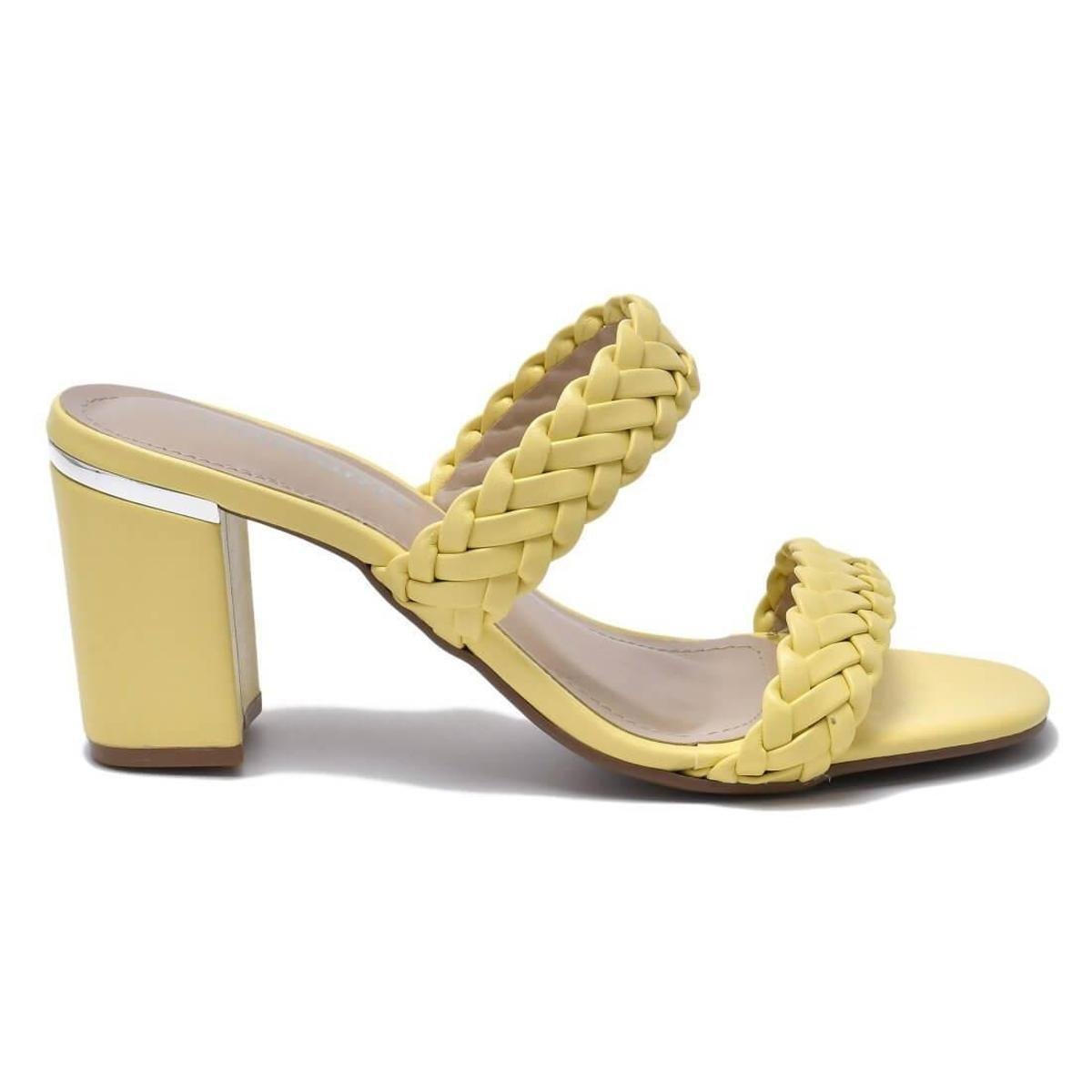 Tamanco Via Marte Feminino - Amarelo | Netshoes