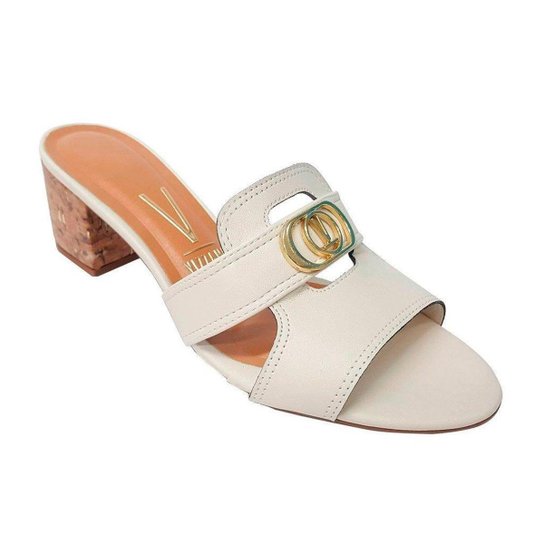 Tamanco Vizzano 6291 1101 21038 33/40 - Branco Menor preço em Tamanco Vizzano 6291 1101 21038 33/40 - Branco