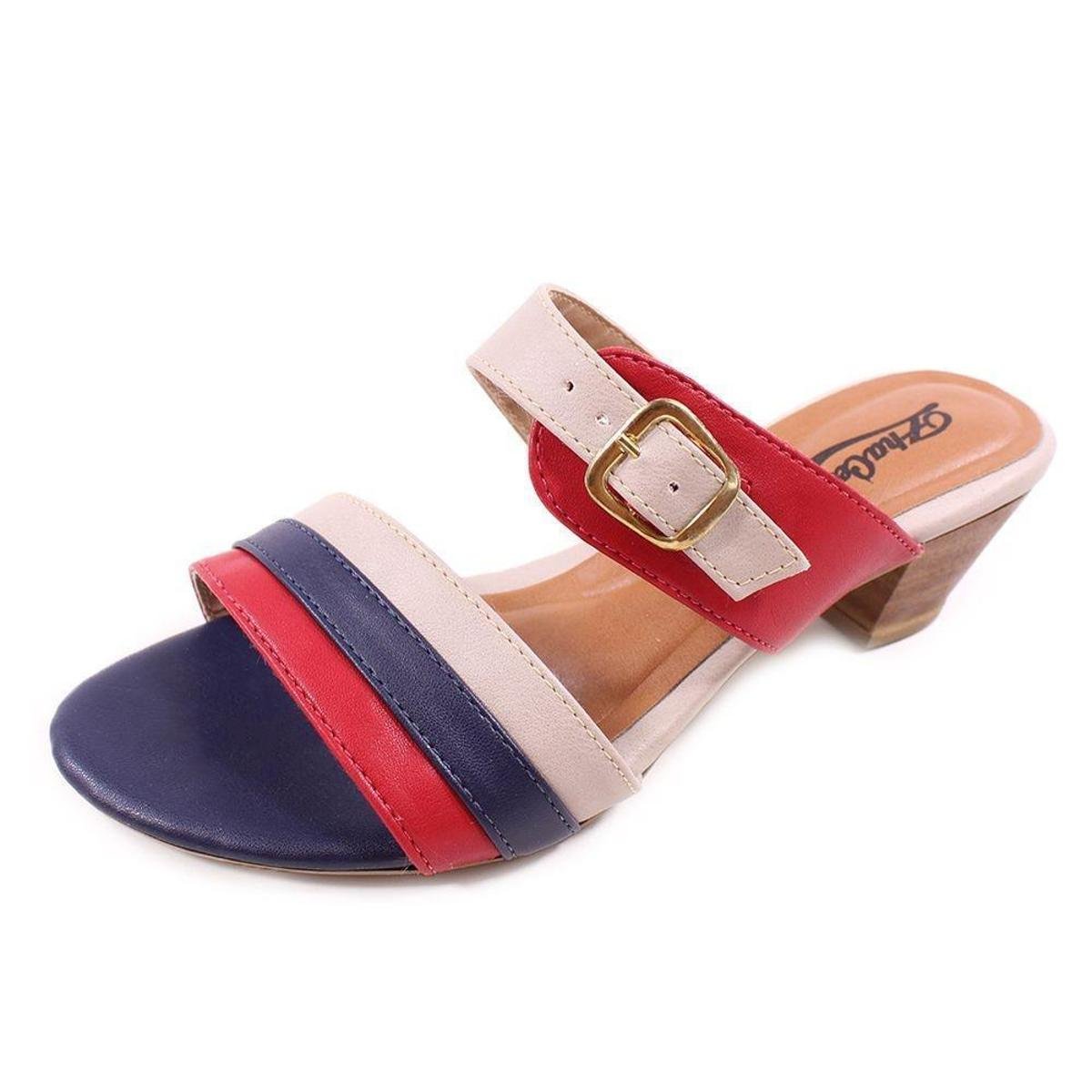 Tamanco Zhaceci Salto Feminino Menor preço em Tamanco Zhaceci Salto Feminino