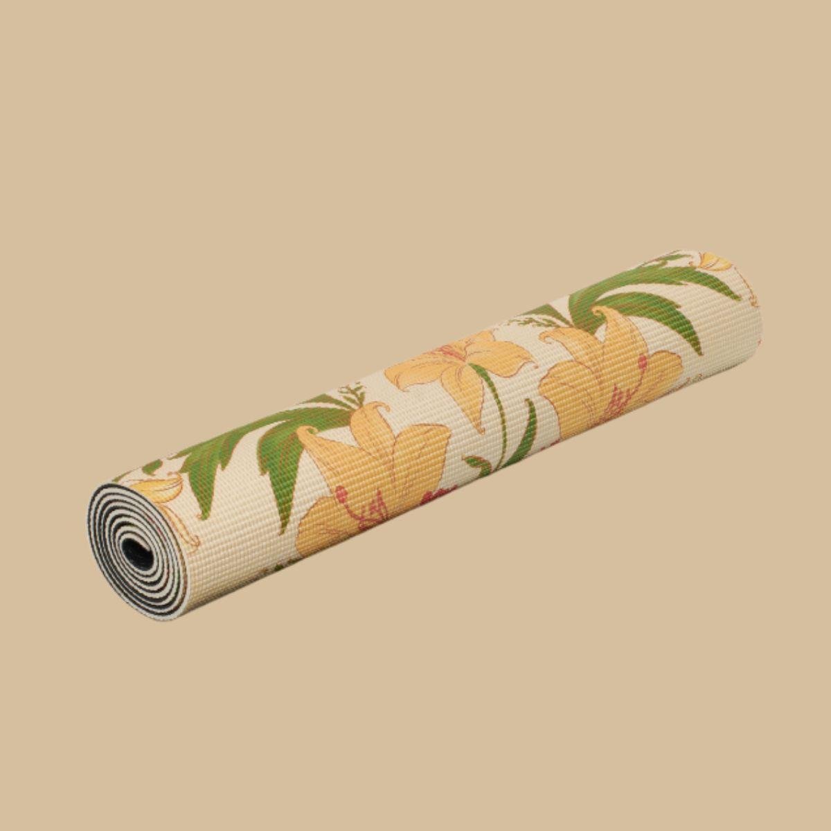 Tapete de Yoga Zen Doce Natureza Farm - Amarelo | Netshoes