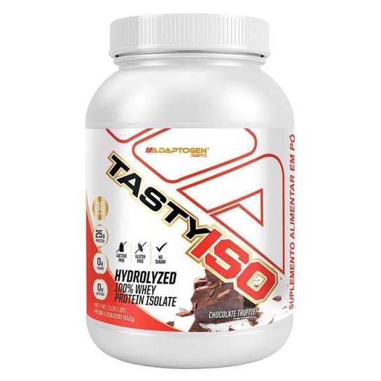 Tasty Iso Whey Protein 100% Isolado - 912g - Adaptogen Science Menor preço em Tasty Iso Whey Protein 100% Isolado - 912g - Adaptogen Science