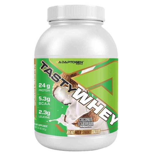 Tasty Whey 900g Adaptogen Science Menor preço em Tasty Whey 900g Adaptogen Science