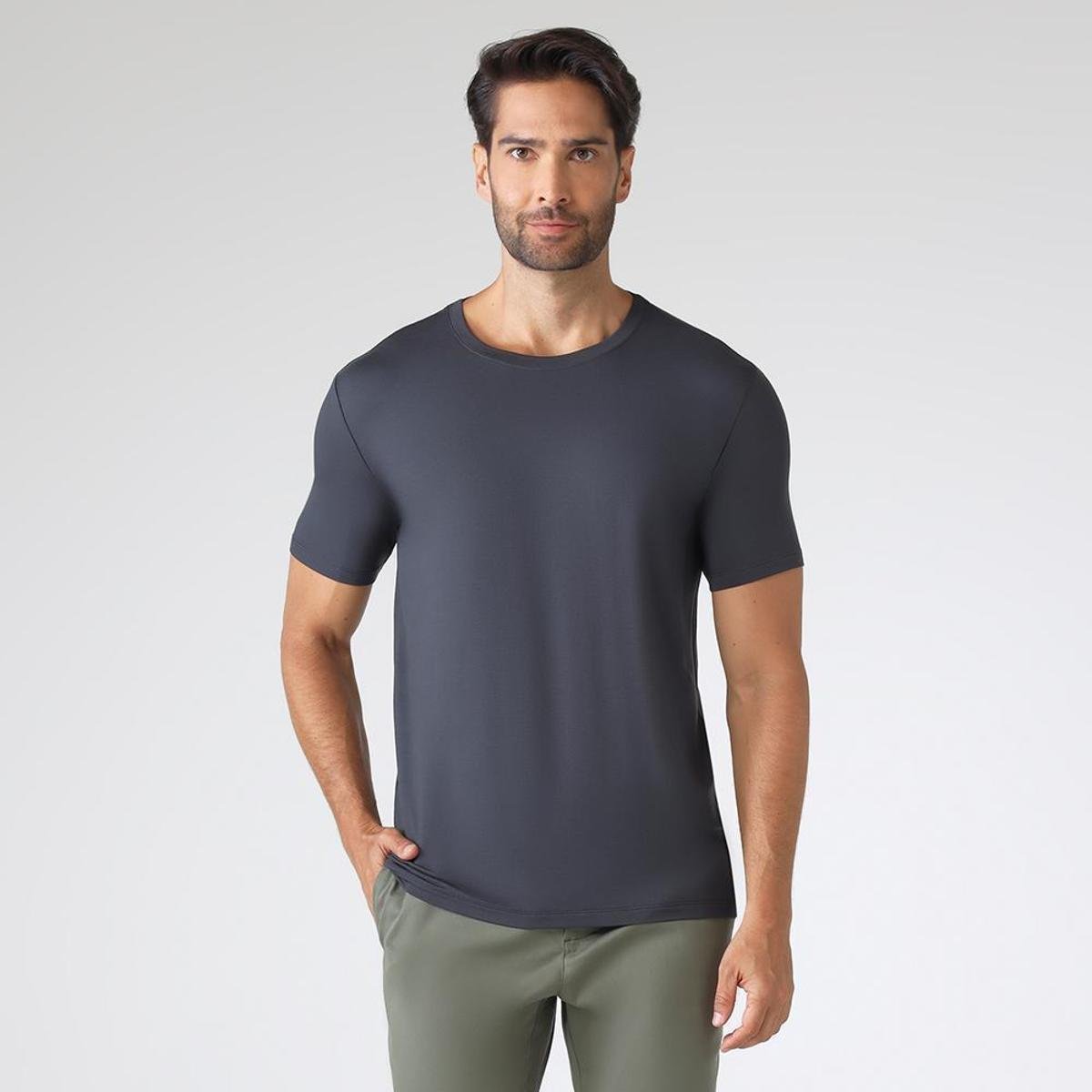 Tech T-Shirt Modal Premium Masculina | Basico.com Menor preço em Tech T-Shirt Modal Premium Masculina | Basico.com