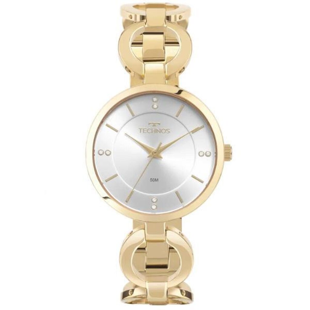 TECHNOS FEMININO ANALÓGICO ELOS DOURADO 2035MWH/1K