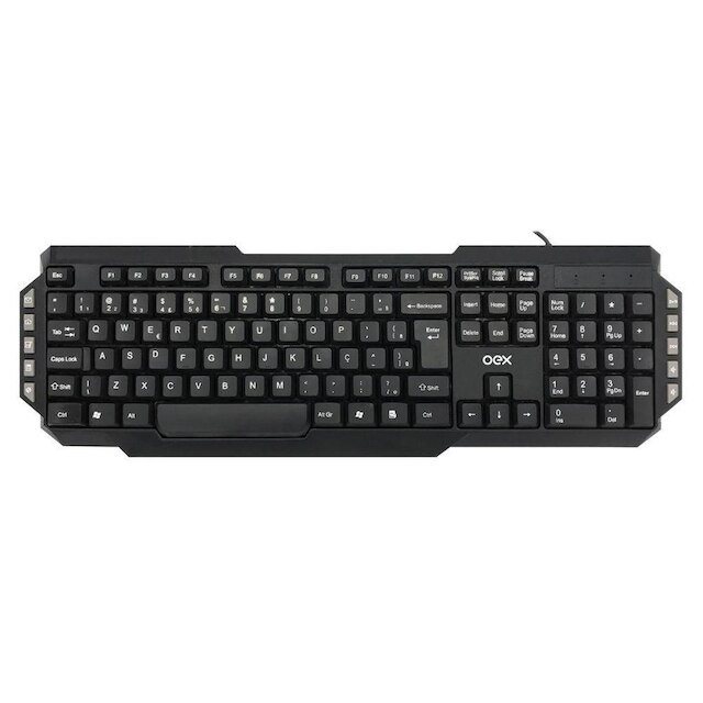 TECLADO COM FIO OEX TC103 MULTIWORK PRETO