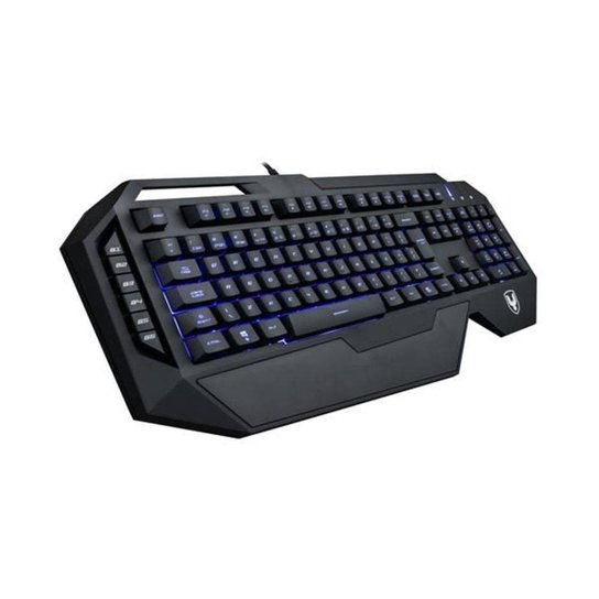 Teclado Falcon Goliator RGB MECH Membrana FG2000 - Preto