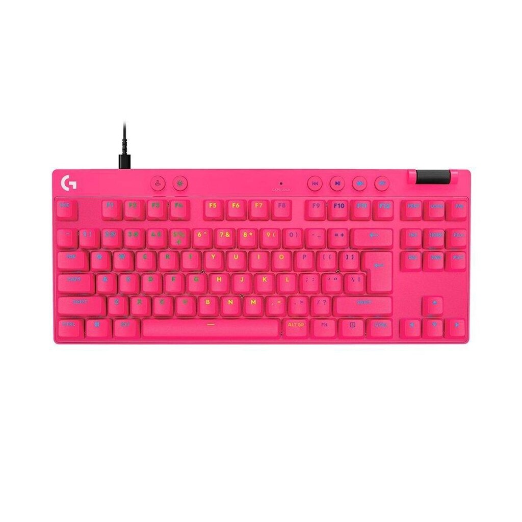 Teclado Gamer Logitech G PRO X TKL RAPID, Switches Magnético-analógicos, Modo Rapid Trigger,