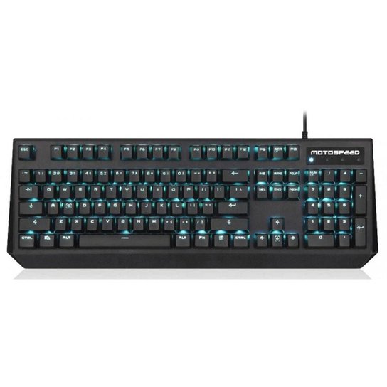 Teclado Gamer Motospeed CK95 Preto Switch Vermelho Led Azul - Preto