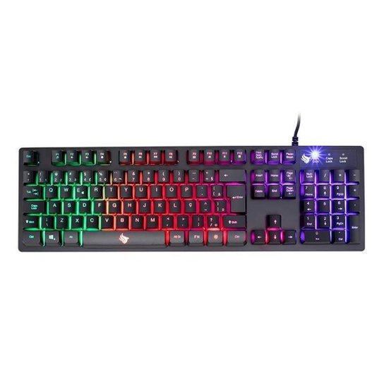 Teclado Gamer Pichau P421 RGB Rainbow, PGK-P421-RGB - Preto Menor preço em Teclado Gamer Pichau P421 RGB Rainbow, PGK-P421-RGB - Preto