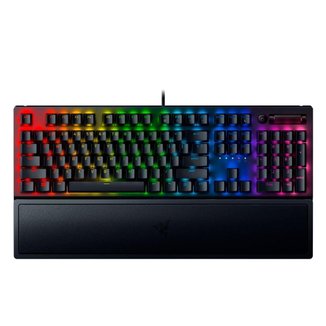 Teclado Gamer Razer Mecânico Blackwidow V3 RGB - Switch Green,  US Preto