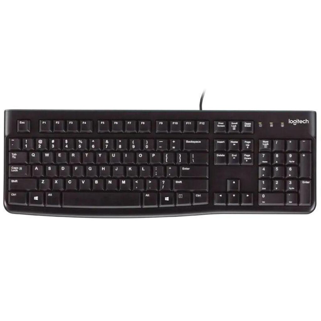 Teclado Logitech Desktop K120 - ABNT2 - Preto - 920-002481