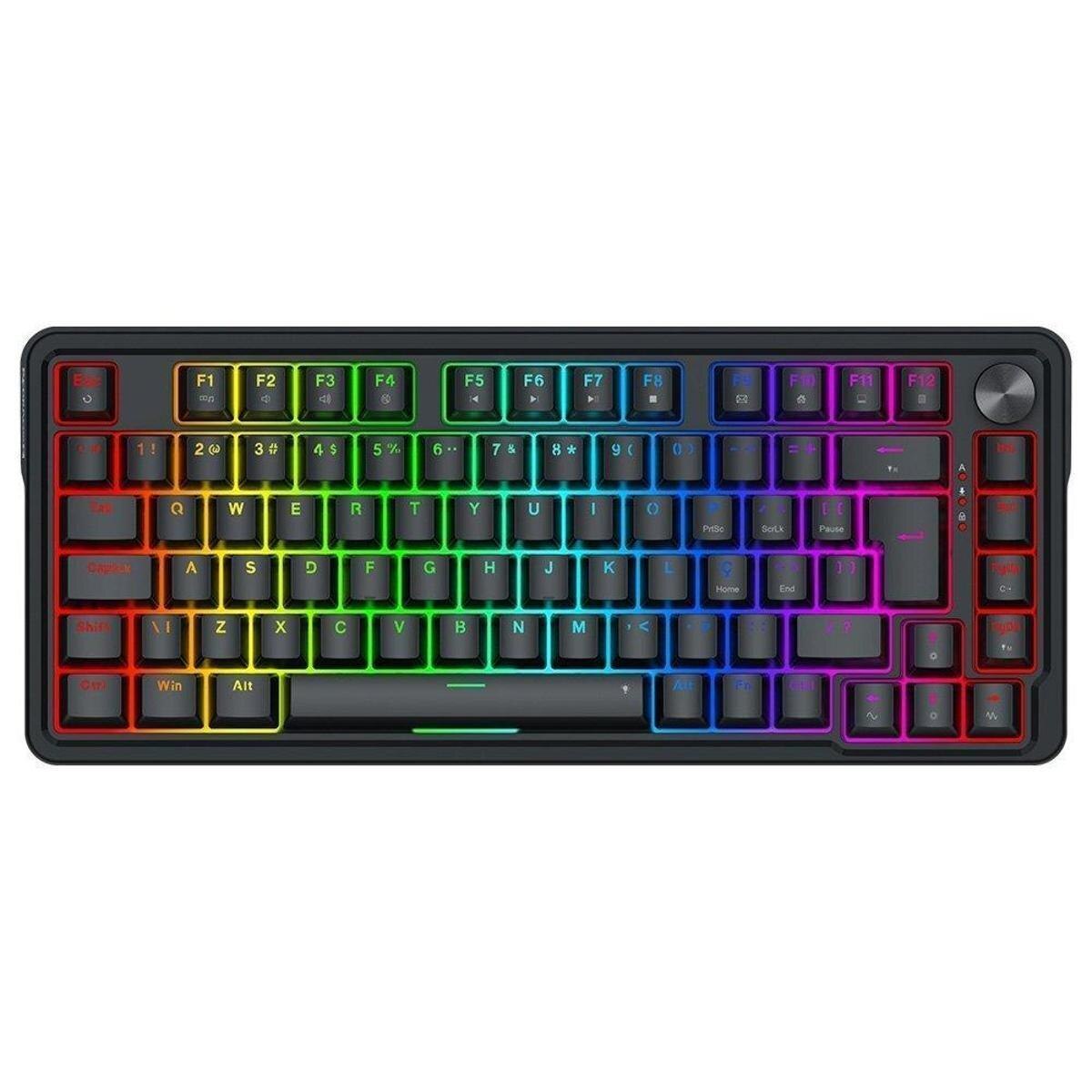 Teclado Magnético Gamer Redragon UCAL, RGB, Switch Magnético, Layout 75%, Hot-Swap, ABNT2