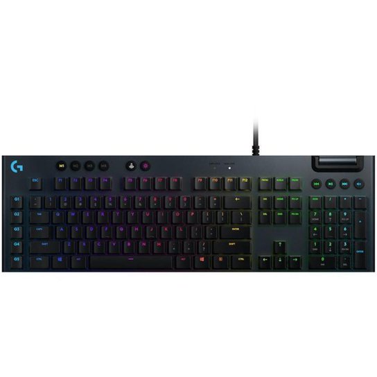 Teclado Mecânico Gamer Logitech G815 USB ABNT2 - Preto Menor preço em Teclado Mecânico Gamer Logitech G815 USB ABNT2 - Preto