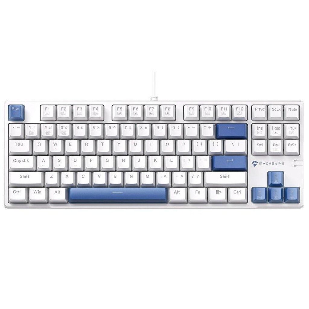 Teclado Mecânico Gamer Machenike K500B-B87 RGB, Switch RED, Layout 80%, Usb-C, Abnt2
