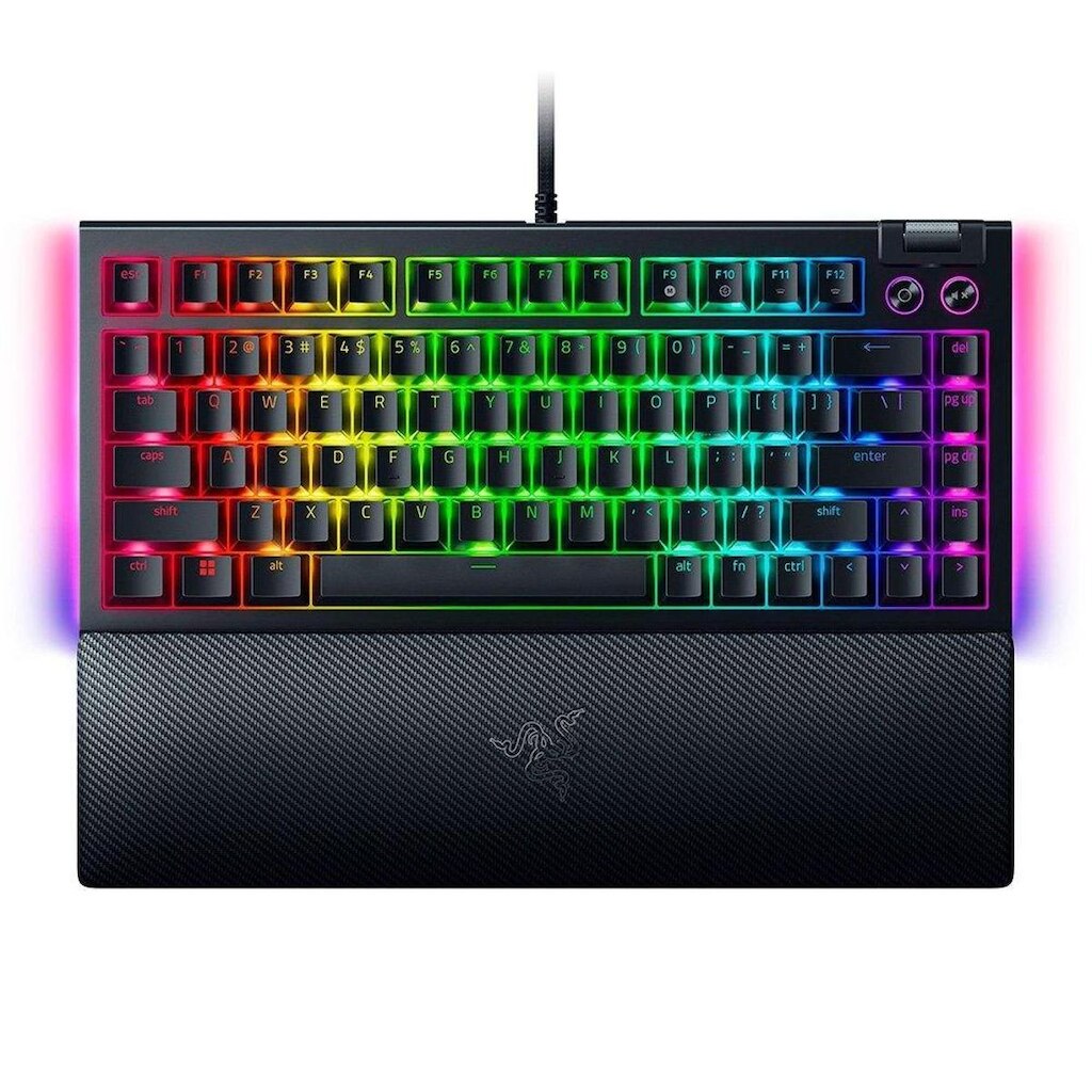 Teclado Mecânico Gamer Razer Widow V4 75% Chroma RGB Hot-Swappable Layout US